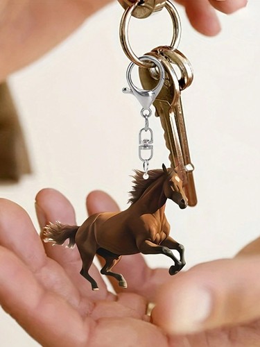 Cute horse acrylic - cute, keychain