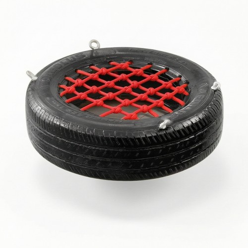Tire swing with rope - rope, net
