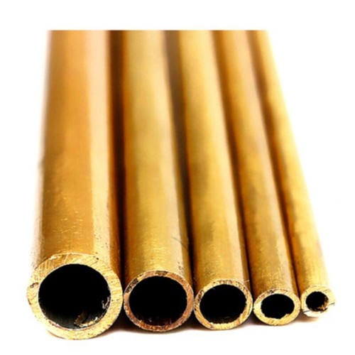 Brass tube round outside - tube,