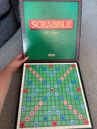 Vintage scrabble deluxe - scrabble,