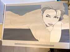 Patrick Nagel Art Print "Gray Lady" Print 1982 Mirage Editions 15th Anniversary