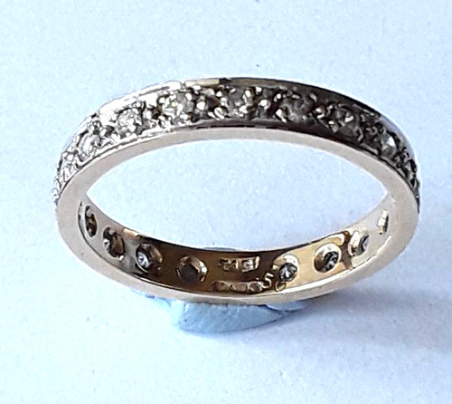 9ct yellow gold full - full, eternity
