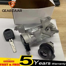 IGNITION BARREL DOOR LOCK SET & KEY 1K0905851B FOR AUDI VW GOLF MK5 MK6 CADDY UK
