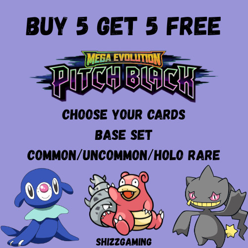 Pokemon pitch black base set - base,