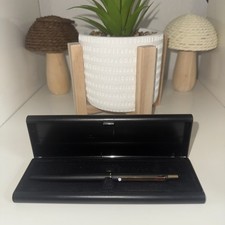 Montblanc Black Gold Ballpoint Pen With Case