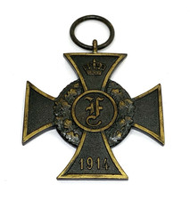 Rare  Antique World war 1  Friedrich Cross Germany : Anhalt medal