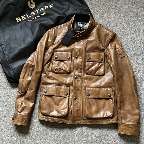 Bnwt belstaff burgess leather - belstaff,
