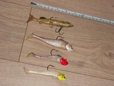 Fishing Lures x 4 Soft-baits