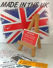 Land Rover Series 1 2 2a 3 Overdrive Information Warning Bulkhead Decal Sticker