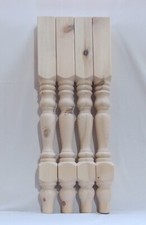 RUSTIC Solid Pine Table Legs x
