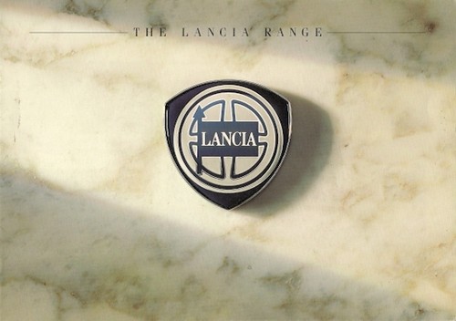 Lancia range 1990 - lancia, 1990-1991