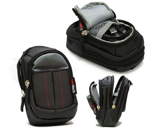 Navitech black camera - black, case