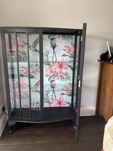 Matt black cabinet with - matt,