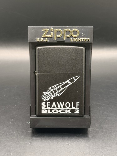 Rare seawolf block zippo - seawolf, ii