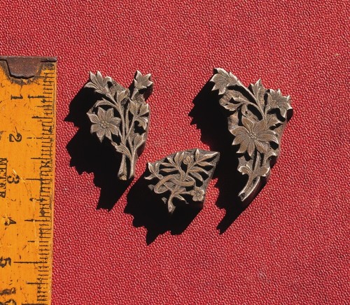 Brass ornament bookbinding - 3x,