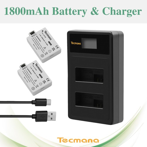 1800mah battery for canon - 2x,