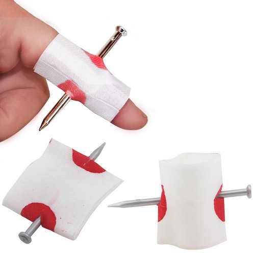 5pcs fake nail through finger - 5pcs,