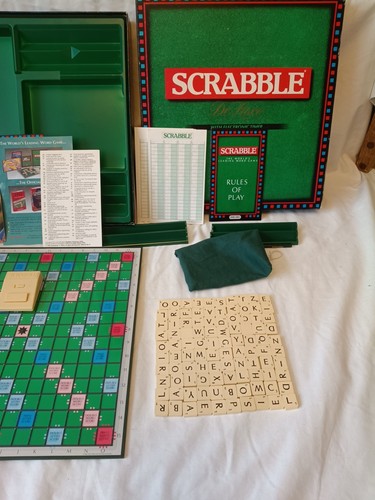 Vintage scrabble deluxe with - vintage,