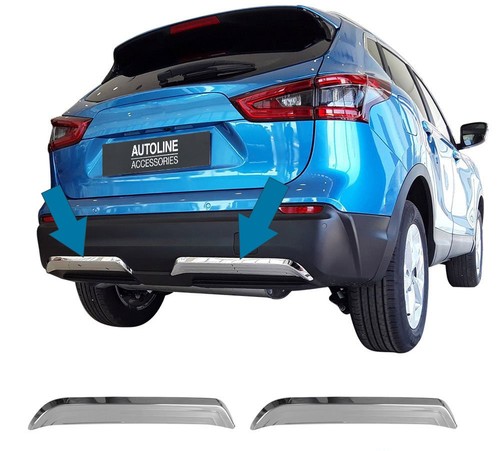 Chrome rear bumper - chrome, skid