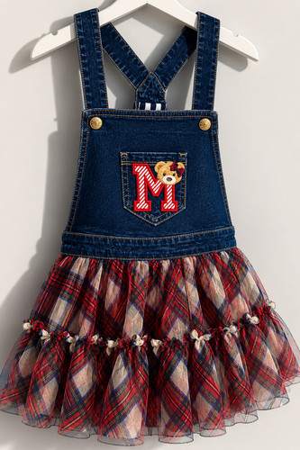 Monnalisa denim dress - denim,