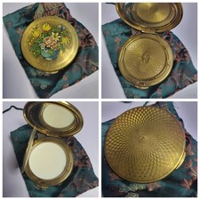 Vintage Kigu Gold Tone Floral