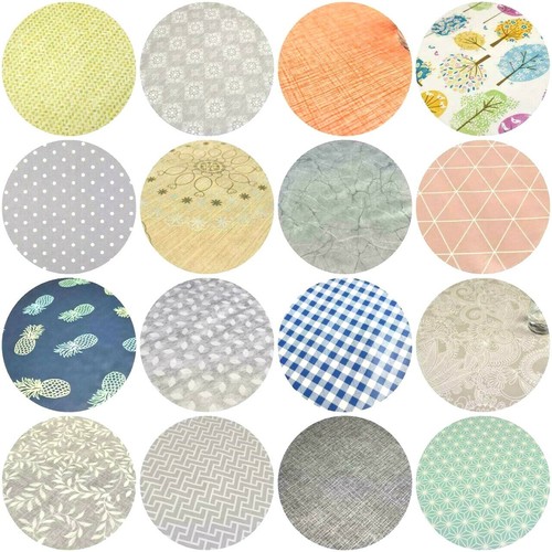 Wipe clean tablecloth round - wipe,