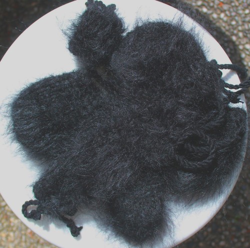 Long hair mohair - , penis