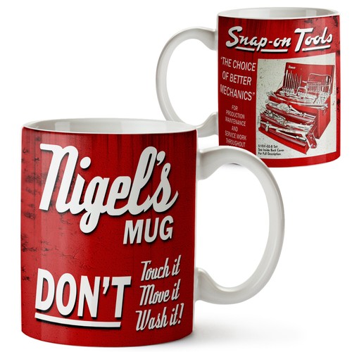 Personalised snap tools mug - snap,