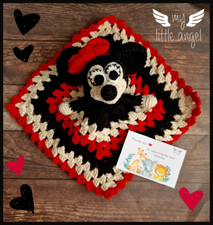 Handmade Crochet Comforter | Minnie Mouse | Rattle | Baby Shower Gift |
