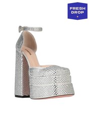 RRP€708 VIVETTA Ankle Strap Shoes US5 UK2 EU35 Rhinestones Heel Made in Italy