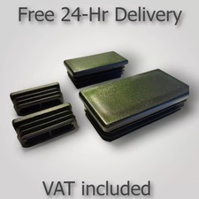 Rectangle Plastic End Caps