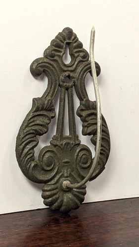 Vintage cast metal ornate wall - vintage,
