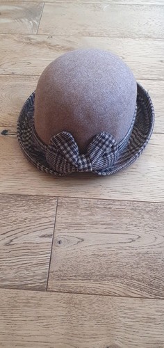Ladies felt bowler hat - ladies,