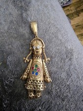 9ct Yellow  Gold Cubic Zirconia Large Ragdoll