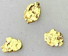 3 Gold Nuggets Approx 0.58 Grams From Nome Alaska - 
