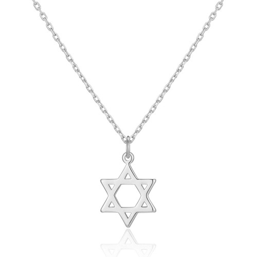 Silver plated star david - star,