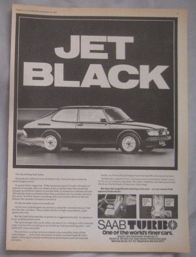 1978 saab turbo - saab, original