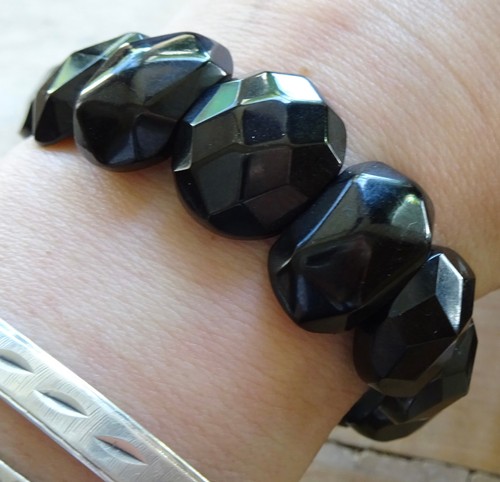 Antique victorian whitby jet - victorian,
