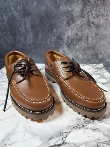 Loake 522 tan leather deck - 522,