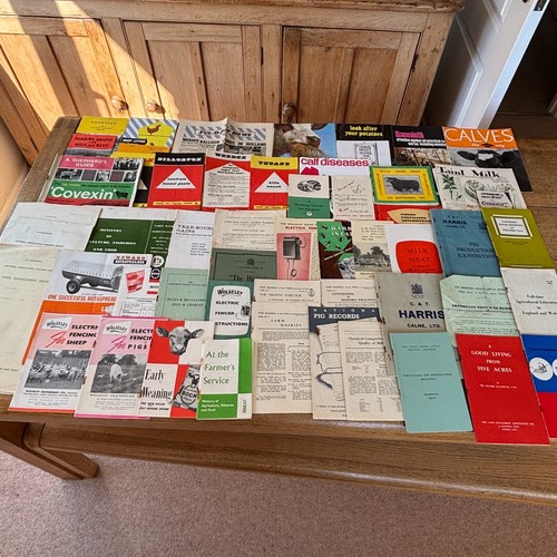 Vintage farming leaflets - farming,