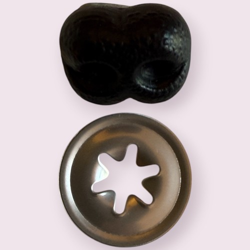 Safety nose teddy bear - safety, 18mm