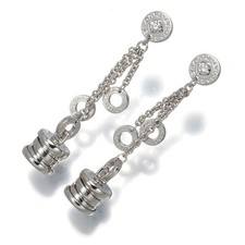 Auth BVLGARI Earrings Diamond