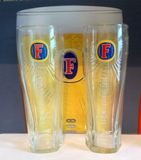 Fosters Lager Pint Glasses x 2