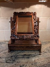 Intricately carved wooden