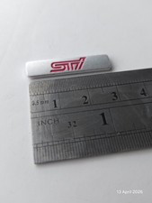 UK STOCK STI badge For Subaru