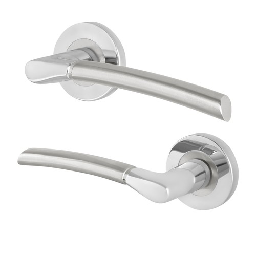 Chrome door handles - door, duo