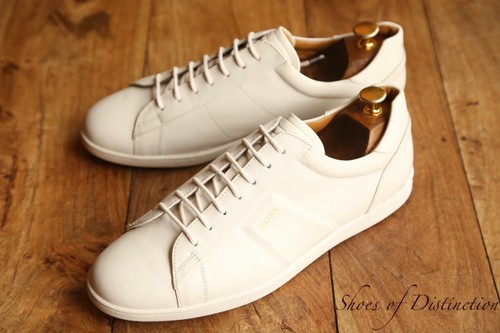 Hugo boss white leather - boss,