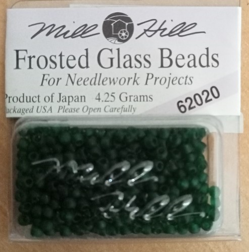 Mill hill frosted glass - frosted, beads