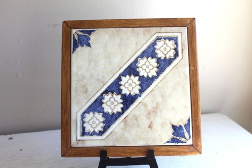 Vintage 1980s ceramic tile - vintage,