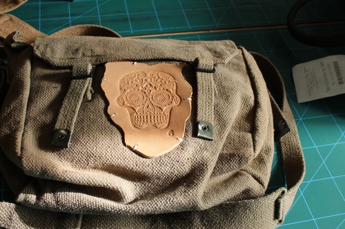 Canvas bag vintage army - canvas,